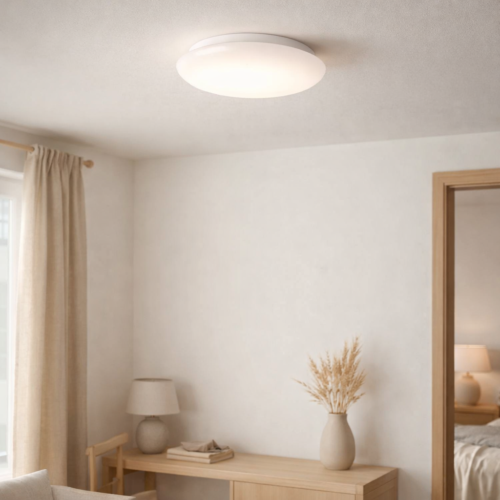 Plafond LED Mesa avec détecteur de mouvement HF en situation