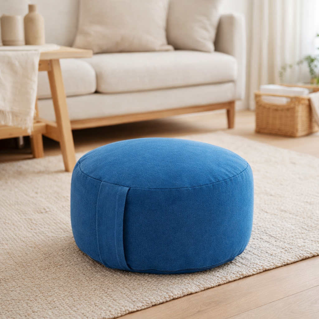 Coussins de yoga méditation oreiller coussin des yeux coussin de siège autour de Ø31xh20cm couverte en situation