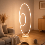 Lampadaire LED h:120cm blanc Odrive en situation