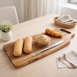 Planche de service plateau décoratif viking 60x23cm planche décorative acacia solide en situation