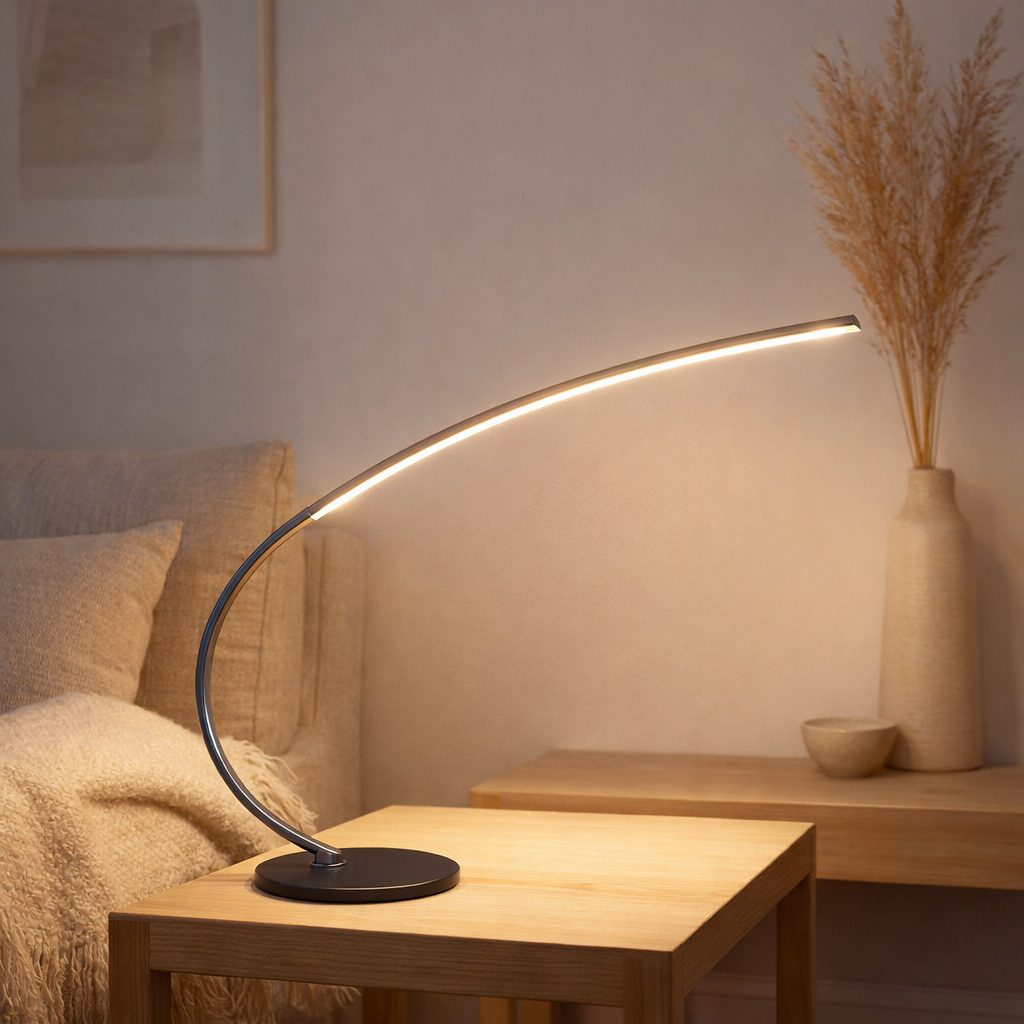 Lampe à poser LED Loop Line en situation