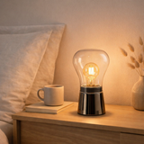 Lampe à poser en verre Kerry h: 21cm en situation
