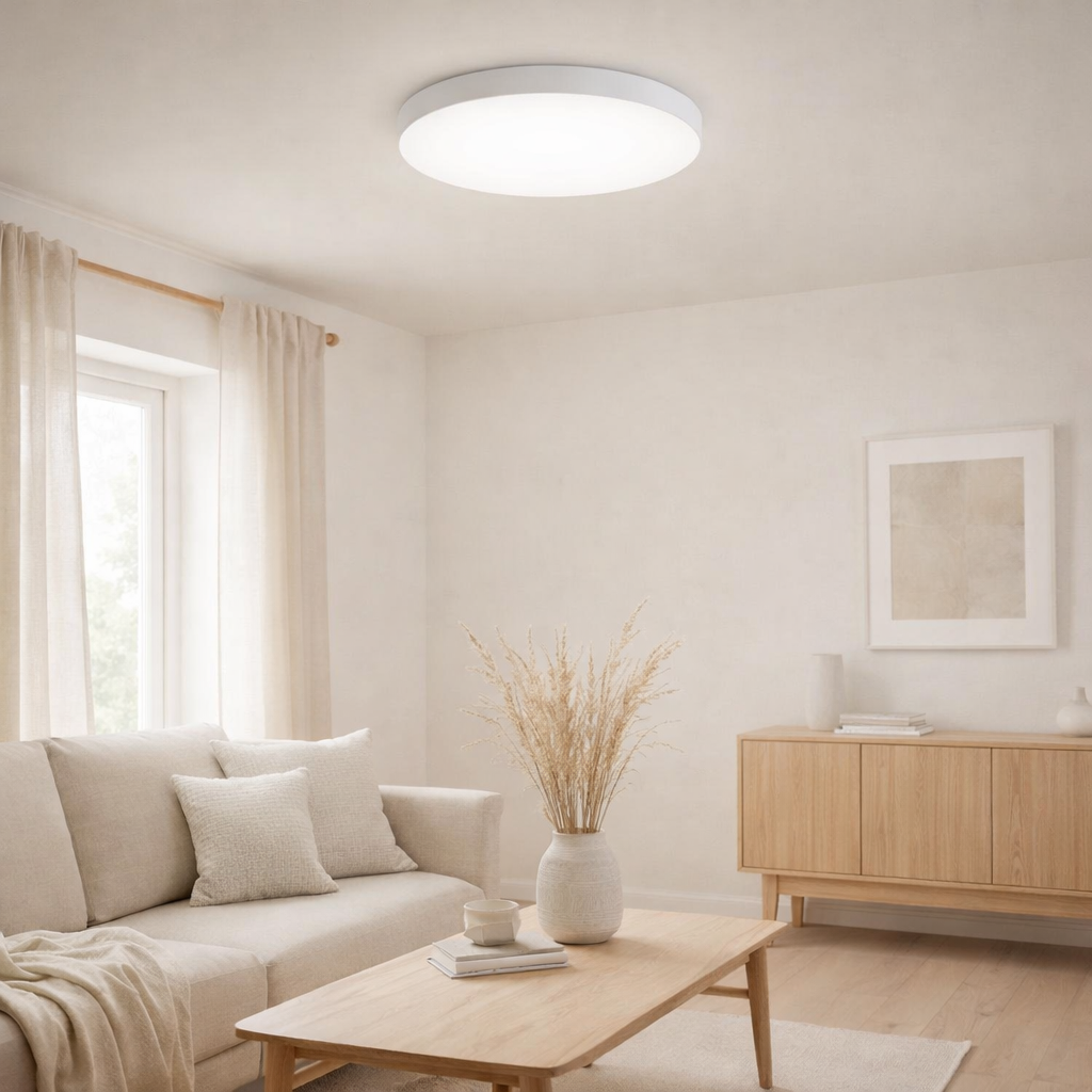 Luminaire LED LEVI rond en situation