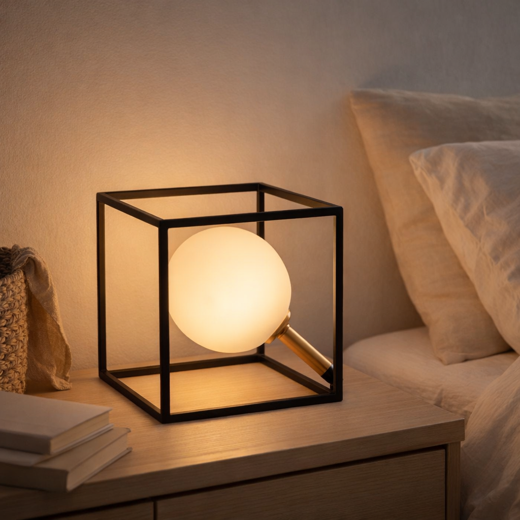 Lampe à poser Cadre s: 15cm en situation