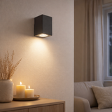 LED sur la lampe murale extérieure Tessus en aluminium avec des LED fermement construites en situation