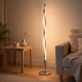 Lampe à poser LED h: 85cm Twist en situation