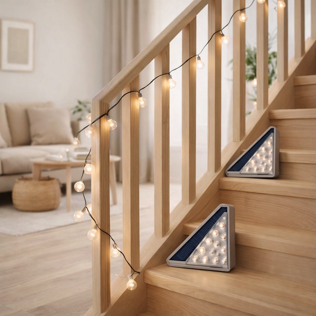 Solar-10 Light Chain WW Cadena 1000 cm de long, de nombreuses fonctions en situation
