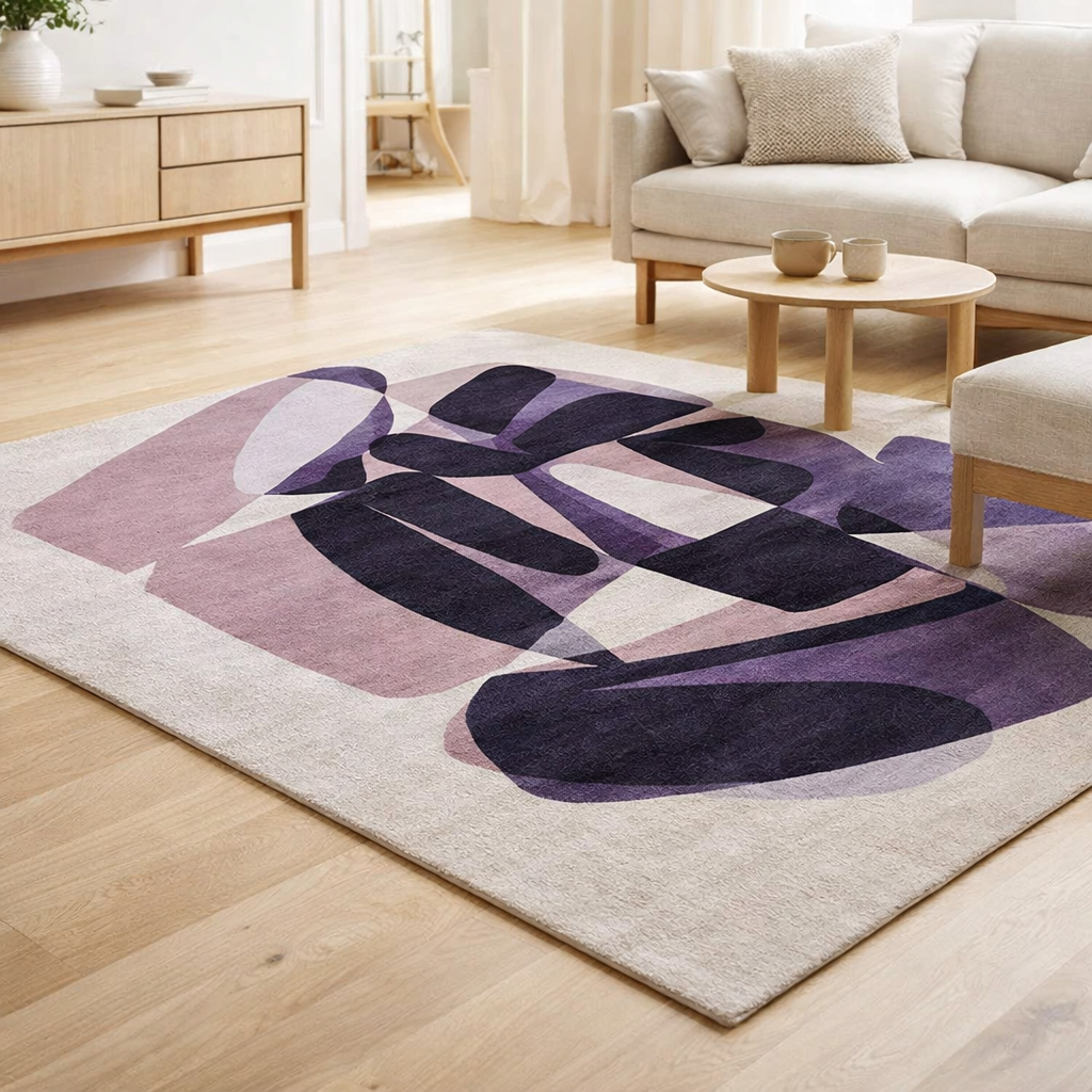Tapis Eco - Eclipse - Tapis violet en situation