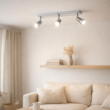 3er LED Deckenleuchte Motril l:40cm en situation