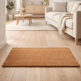 Tapis de porte tapis de noix de coco tapis de contrôle de la saleté paillasson paillasson couleur unique pour porte d'entrée 3 couleurs en situation