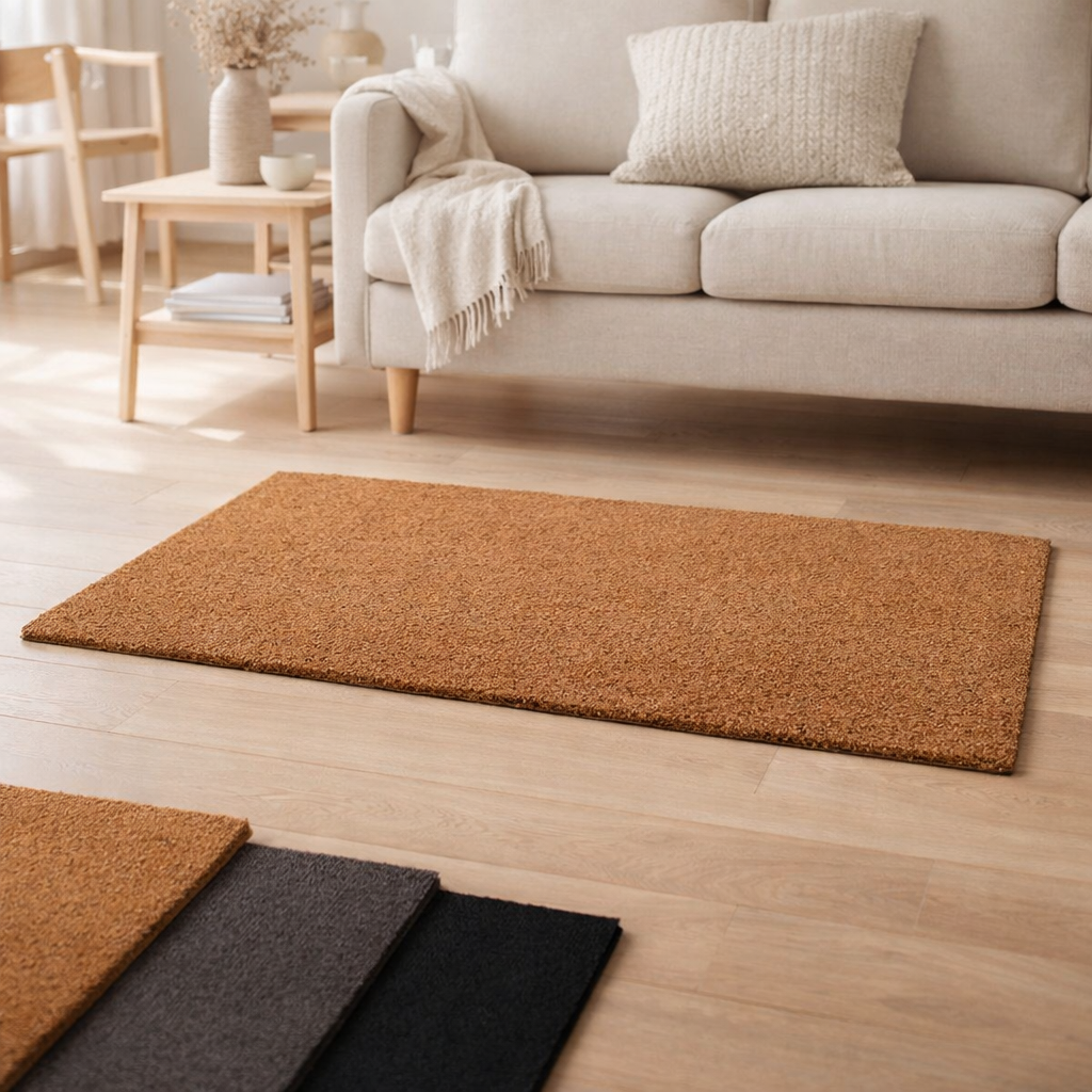 Tapis de coco 5 -set de porte de porte avant terreur - pêche à la pêche à pied Pipoting -off seul -colore pour la porte d'entrée 3 couleurs en situation
