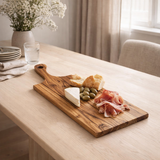 Planche de service Boîte maîtresse en bois en 6 parties plateau décoratif odin 70x20cm planche décorative acacia solide en situation