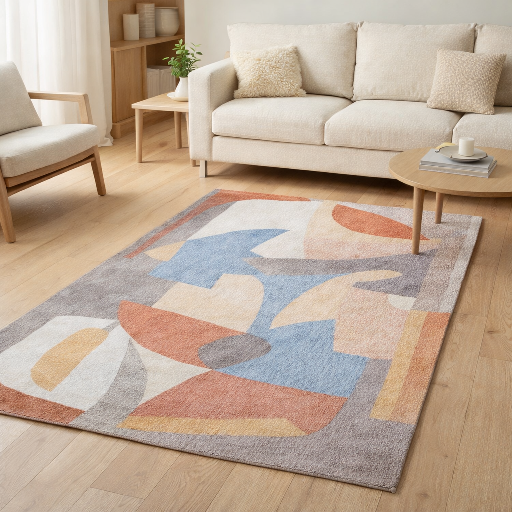Tapis Eco - Secret - Tapis multicolore en situation