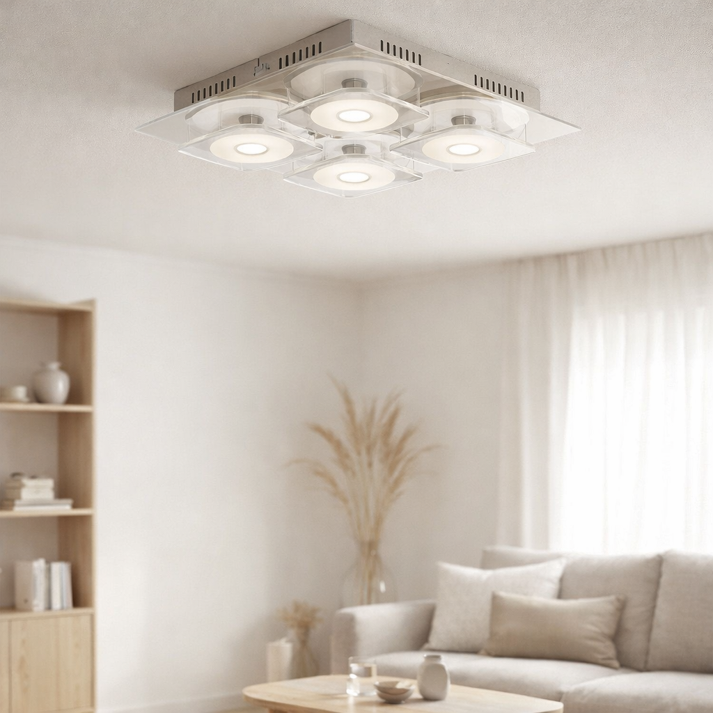 Applique et plafonnier LED Lucca en situation
