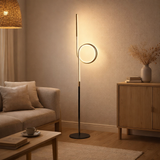 Lampe debout à LED boucle en situation
