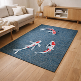 Tapis Eco - Bassin Japonais - Tapis bleu en situation