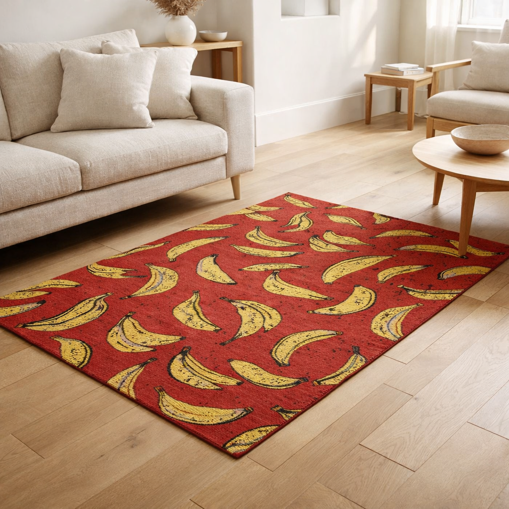 Tapis Eco - Miami Rouge - Tapis rouge en situation