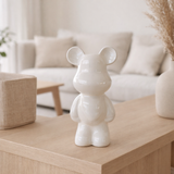 Céramic ours 18 cm Copie noire 1 en situation