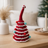 Crochet x'mas arbre rouge en situation