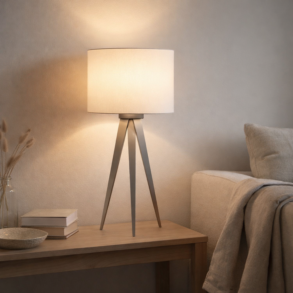 Lampe tabouret 3 pieds Tripod en situation