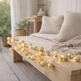 LED Chain de Noël extérieur LED L: 250 cm d'or en situation