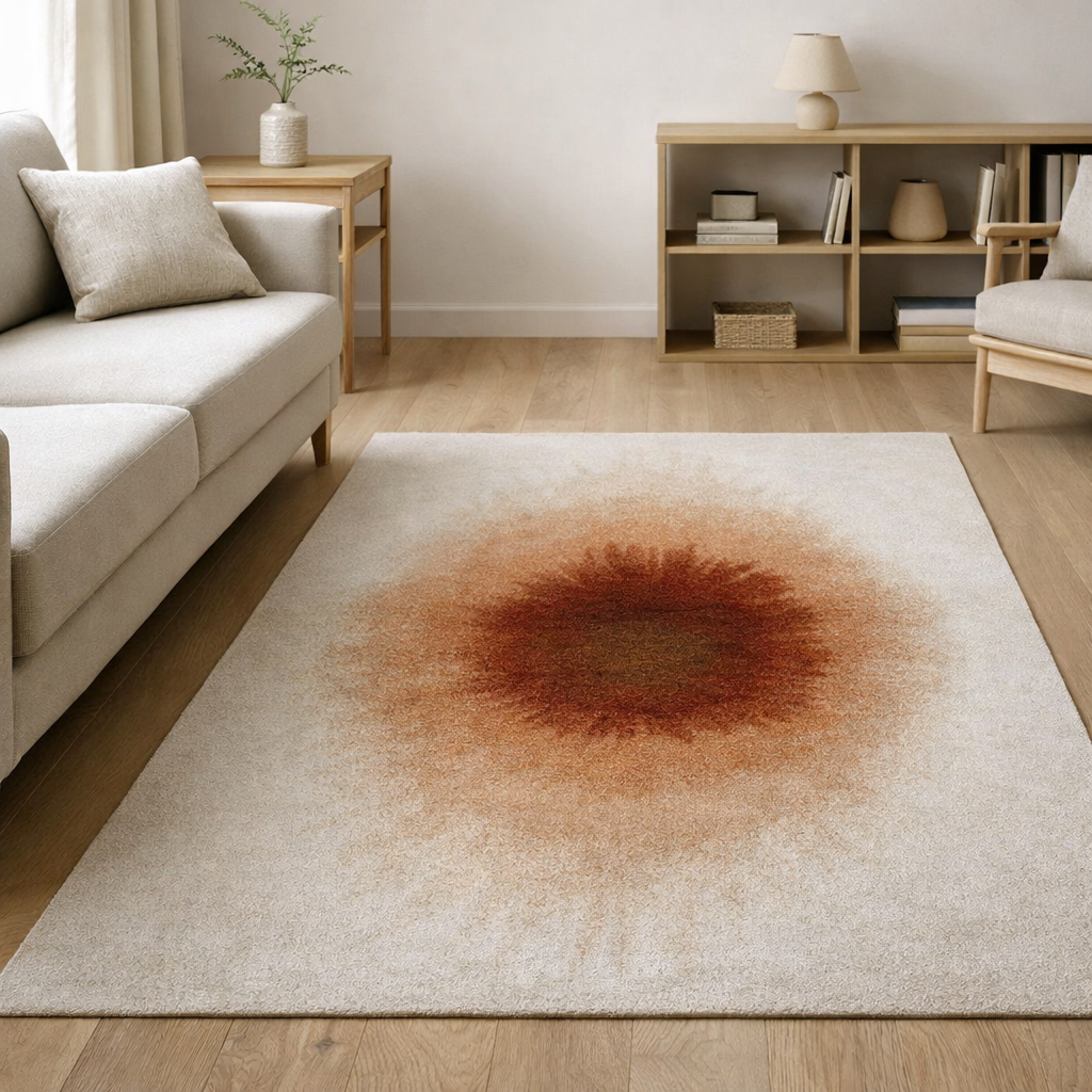 Tapis Eco - Indian Snow - Tapis marron en situation