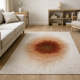 Tapis Eco - Indian Snow - Tapis marron en situation