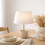 Abat-jour pour les lumières de table causia en situation
