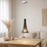 Pendant en verre individuel en situation
