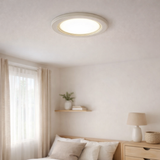Plafond LED Point Ø 17,5 cm, LED fermement intégré avec 15 watts, lumière blanche neutre en situation