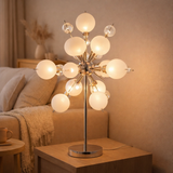 Lampe à poser Explosion en blanc en situation