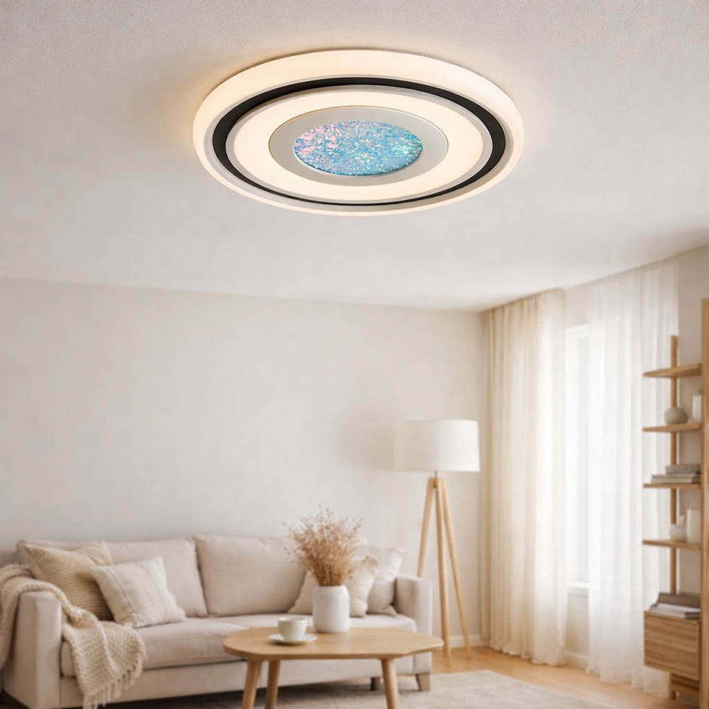 Plafond LED Stelios D: 45 cm en situation