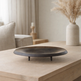 NouveauGrande assiette haut de gamme en céramique moderne East+West OTA07 en situation