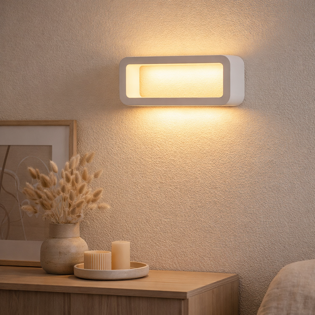 Lampe murale LED Want en situation