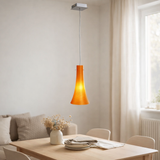 Pendant en verre individuel en situation