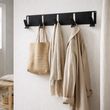 Gorillz Raw XL Five - Industriel - Portemanteau Mural - Penderie - 10 Crochets - Noir en situation