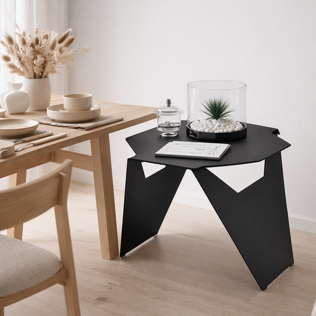 Table d'Appoint Hive Noir en situation