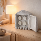 Stone à douille extérieure Roccus, en plastique gris, sockets / technologie pour le jardin et la terrasse en situation