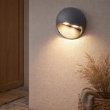 Lampe murale externe LED Vedus D: 13cm en situation