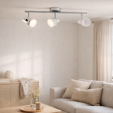 3er-wand- U. Deckenschiene Chromey L: 48 cm en situation
