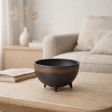 Nouveau bol moderne en forme de globe en céramique East + West, OTA08BB en situation