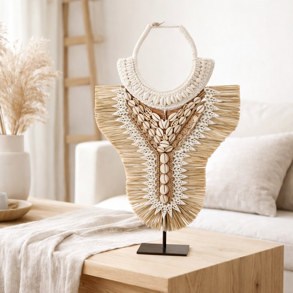 Collier de coquille J69 en situation