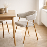 Chaise scandi okura (ensemble de 2) en situation