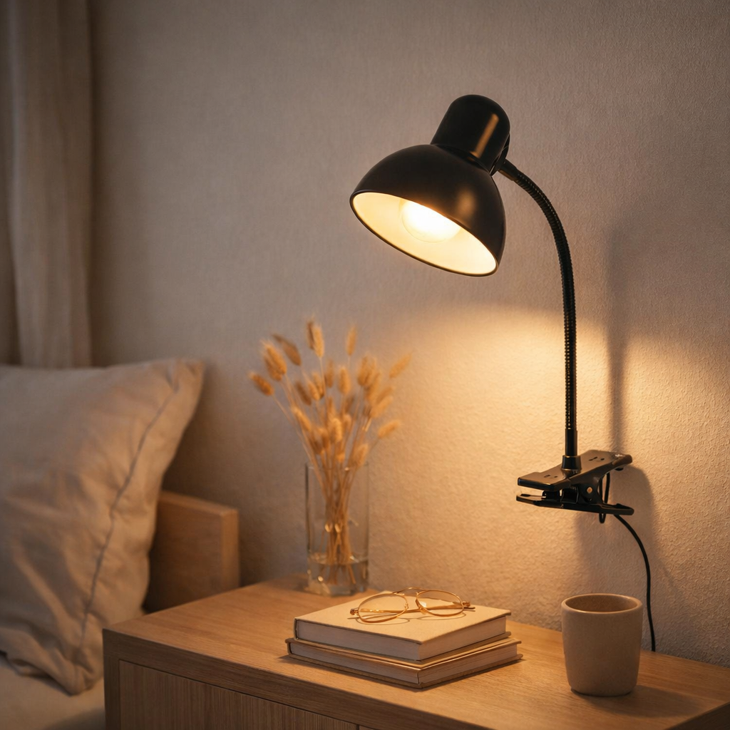 Lampe à clipser New Retro en situation