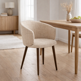 Crème de chaise Luna (ensemble de 2) en situation