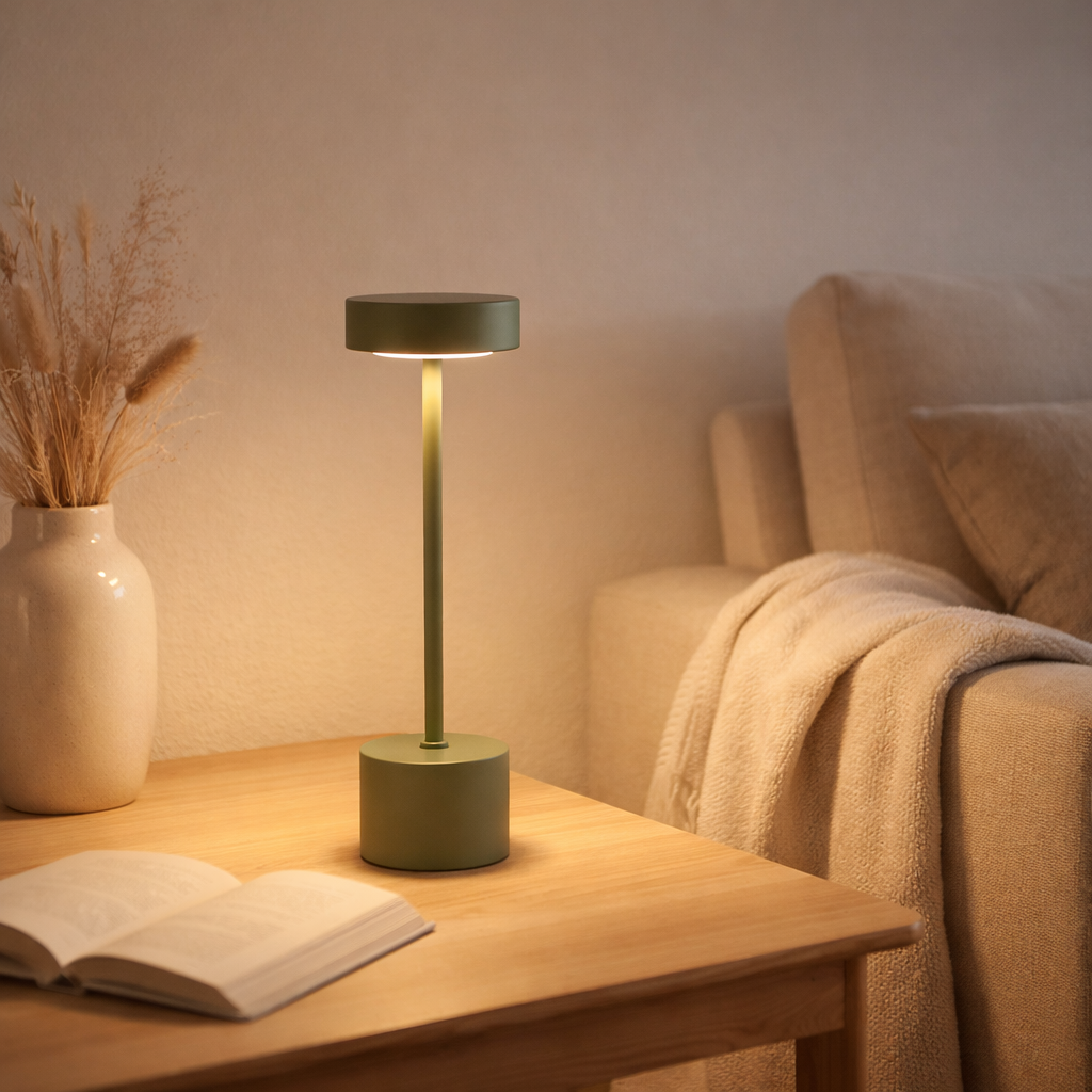 Lampe de table Ganar LED en situation