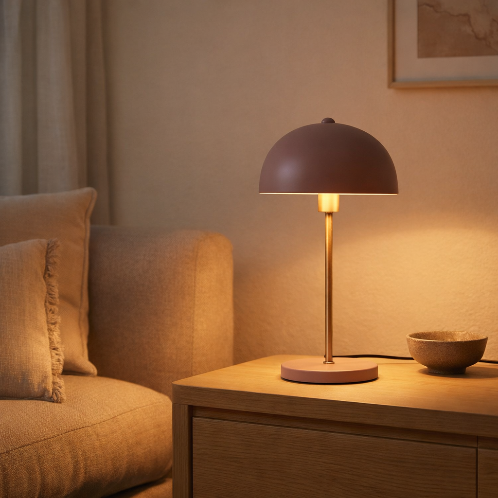 Bonnet De Lampe De Table en situation