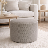 Pouf Rétro Mesh Rond en situation