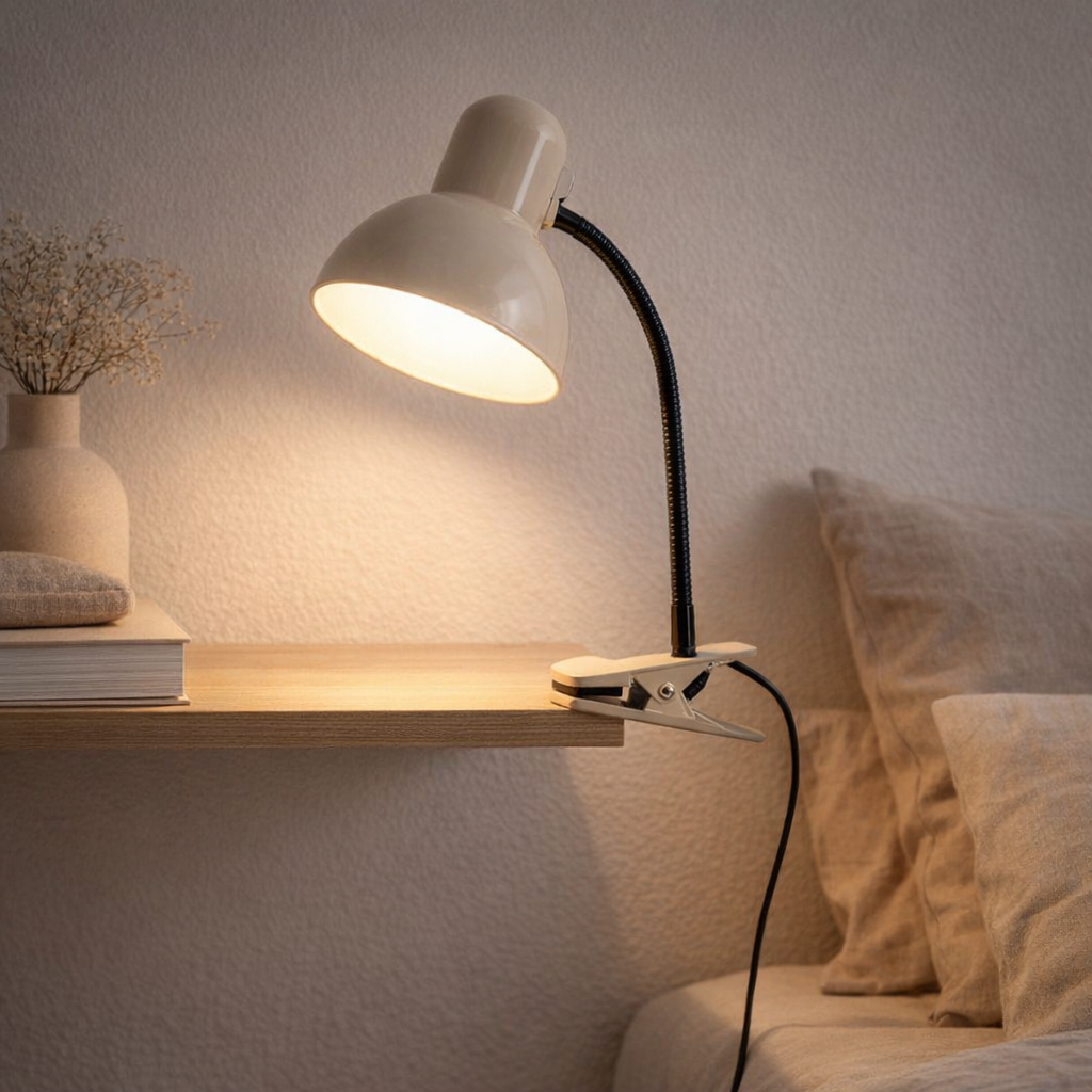 Lampe à clipser New Retro en situation