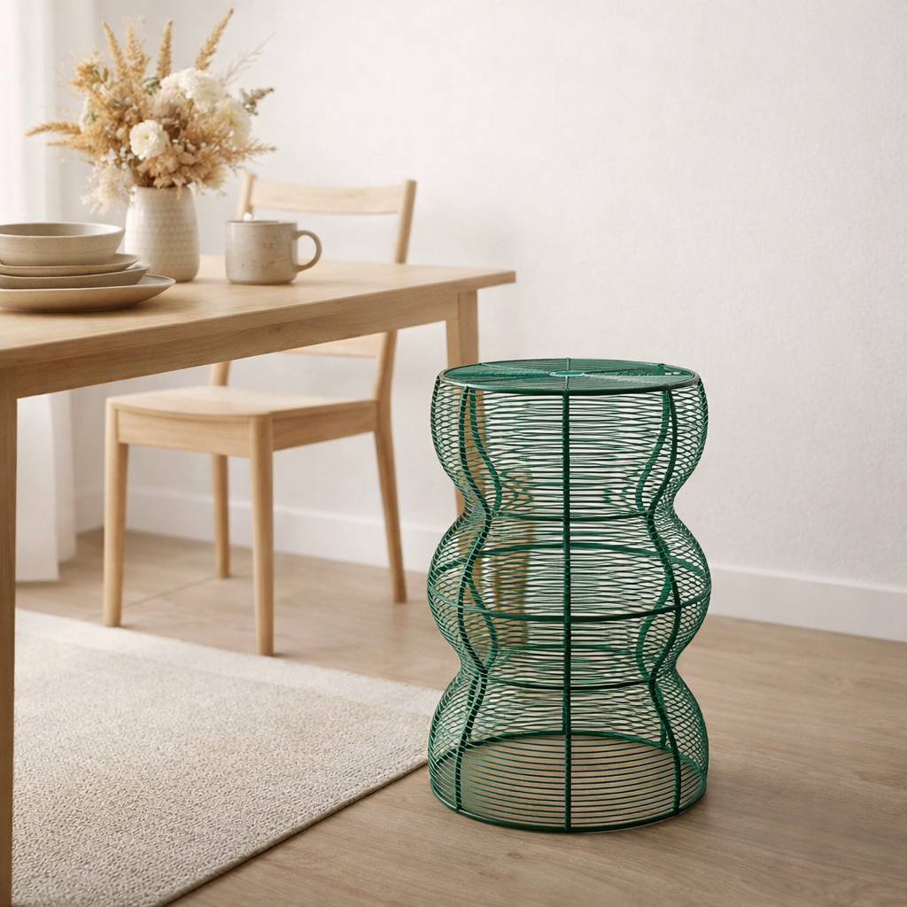 Table d'Appoint Corde Vague en situation